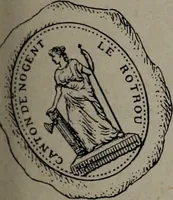 An illustration from Le chateau féodal de Saint-Jean à Nogent-le-Rotrou : ses transformations dans le cours des siècles (1912)