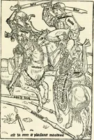 An illustration from Le chevalier délibéré (1898)