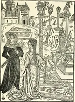 An illustration from Le chevalier délibéré (1898)