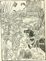 An illustration from Le chevalier délibéré (1898)