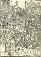 An illustration from Le chevalier délibéré (1898)