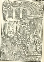 An illustration from Le chevalier délibéré (1898)