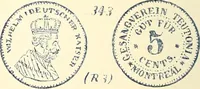 An illustration from Le collectionneur illustré des monnaies canadiennes. Premier supplement annuel, juin 1892 (1892)
