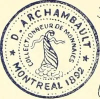 Picture 28 of 61 from Le collectionneur illustré des monnaies canadiennes. Premier supplement annuel, juin 1892 (1892), leaf 13