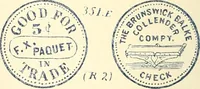 An illustration from Le collectionneur illustré des monnaies canadiennes. Premier supplement annuel, juin 1892 (1892)
