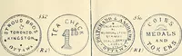 An illustration from Le collectionneur illustré des monnaies canadiennes. Premier supplement annuel, juin 1892 (1892)