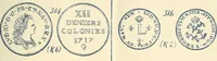 An illustration from Le collectionneur illustré des monnaies canadiennes. Premier supplement annuel, juin 1892 (1892)