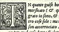 An illustration from Le comedie de'l facetissimo Aristofane (1545)
