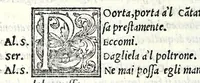 An illustration from Le comedie de'l facetissimo Aristofane (1545)