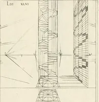 An illustration from Leçons de perspective positive (1676)