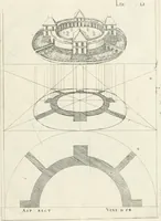 An illustration from Leçons de perspective positive (1676)
