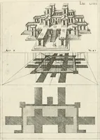 An illustration from Leçons de perspective positive (1676)
