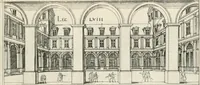 An illustration from Leçons de perspective positive (1676)