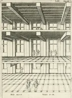 An illustration from Leçons de perspective positive (1676)