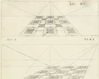 An illustration from Leçons de perspective positive (1676)