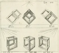 An illustration from Leçons de perspective positive (1676)