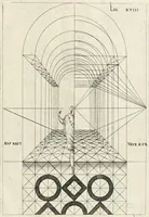 An illustration from Leçons de perspective positive (1676)