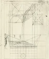 An illustration from Leçons de perspective positive (1676)