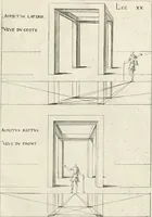 An illustration from Leçons de perspective positive (1676)
