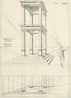 An illustration from Leçons de perspective positive (1676)