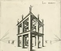 An illustration from Leçons de perspective positive (1676)