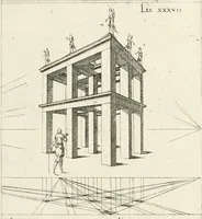 An illustration from Leçons de perspective positive (1676)