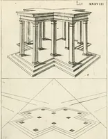 An illustration from Leçons de perspective positive (1676)