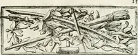 An illustration from Le corone del merito solennemente distribuite sul Campidoglio il dì 19. aprile MDCCIII. dall'Accademia del disegno : presedendo Carlo Maratti, celebre dipintore (1703)