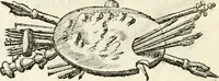 An illustration from Le corone del merito solennemente distribuite sul Campidoglio il dì 19. aprile MDCCIII. dall'Accademia del disegno : presedendo Carlo Maratti, celebre dipintore (1703)