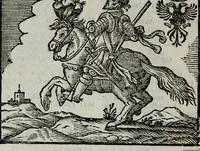 Picture 2 of 7 from Le cose marauigliose dell' alma citta di Roma : doue si tratta delle chiese, stationi, reliquie & corpi santi : et di diuersi maritaggi di pouere zitelle, che si fanno : con la guida romana, che insegna facilmente a' forastieri di ritrouare le cose più notabili di Roma : i nomi de' sommi pontefici, imperatori & altri principi christiani : con le principali poste d'Italia : di nuo[u]o corrette, ampliate & ornate di bellissime figure : con vn' aggiunta di tutte le cose fatte da Clemente VIII. e da Paolo V. fel. mem. : le sette merauiglie del mondo, & altre cose notabili (1636), leaf 100