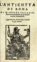An illustration from Le cose maravigliose dell'alma citta di Roma : doue si tratta delle chiese, stationi, & reliquie de'corpi santi, che vi sono : con vn trattato d'acquistar l'indulgentie : la gvida romana che in segna facilmente a i forastieri a ritrouare le più notabil cose di Roma : li nomi de i sommi pontefici, imperatori, & altri principi christiani ... tvtti novamente pvrgati, & corretti, et vna epistola del cardinale Borromeo del giubileo dell'anno Santo (1575)