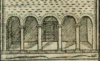 An illustration from Le cose maravigliose dell'alma citta di Roma : anfiteatro del mondo (1600)