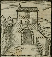 An illustration from Le cose maravigliose dell'alma citta di Roma : anfiteatro del mondo (1600)