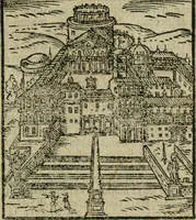 An illustration from Le cose maravigliose dell'alma citta di Roma : anfiteatro del mondo (1600)