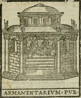 An illustration from Le cose maravigliose dell'alma citta di Roma : anfiteatro del mondo (1600)