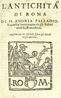 An illustration from Le cose maravigliose dell'alma citta di Roma : doue si tratta delle chiese, stationi, & reliquie de'corpi santi, che vi sono : con vn trattato d'acquistar l'indulgentie : la guida romana che insegna facilmente a i forastieri a ritrouare le più notabil cose di Roma : li nomi de i sommi pontefici, imperatori, & altri principi christiani : l'antichità di Roma breuemente raccolta : et vn discorso sopra i fuochi de gli antichi : con le poste d'Italia : tutti nuouamente purgati, & corretti (1585)