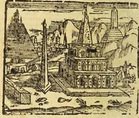 Picture 43 of 43 from Le cose merauigliose dell'alma città di Roma : doue si tratta delle chiese, stationi, reliquie corpi santi, che vi sono, e diuersi maritaggi di pouere zitelle, che si fanno : con la guida romana, che insegna facilmente à forastieri di ritrouare le cose più notabili di Roma : li nomi de' sommi pontefici, imperatori, & altri principi christiani, con le principali poste d'Italia : con aggiunta d'altre cose sacre da Clemente VIII, Paolo V, Vrbano VIII, Innocentio X & Alessandro VII : con le sette merauiglie del mondo, & altre cose notabili (1666), leaf 116