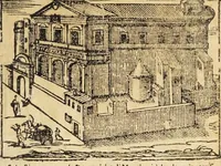 Picture 11 of 43 from Le cose merauigliose dell'alma città di Roma : doue si tratta delle chiese, stationi, reliquie corpi santi, che vi sono, e diuersi maritaggi di pouere zitelle, che si fanno : con la guida romana, che insegna facilmente à forastieri di ritrouare le cose più notabili di Roma : li nomi de' sommi pontefici, imperatori, & altri principi christiani, con le principali poste d'Italia : con aggiunta d'altre cose sacre da Clemente VIII, Paolo V, Vrbano VIII, Innocentio X & Alessandro VII : con le sette merauiglie del mondo, & altre cose notabili (1666), leaf 29