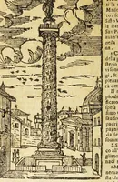 Picture 13 of 43 from Le cose merauigliose dell'alma città di Roma : doue si tratta delle chiese, stationi, reliquie corpi santi, che vi sono, e diuersi maritaggi di pouere zitelle, che si fanno : con la guida romana, che insegna facilmente à forastieri di ritrouare le cose più notabili di Roma : li nomi de' sommi pontefici, imperatori, & altri principi christiani, con le principali poste d'Italia : con aggiunta d'altre cose sacre da Clemente VIII, Paolo V, Vrbano VIII, Innocentio X & Alessandro VII : con le sette merauiglie del mondo, & altre cose notabili (1666), leaf 44