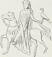 An illustration from Le Costume au Moyen âge d'après les sceaux ... (1880)