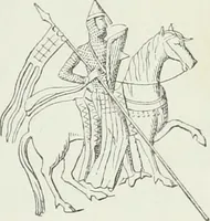 An illustration from Le Costume au Moyen âge d'après les sceaux ... (1880)