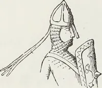 An illustration from Le Costume au Moyen âge d'après les sceaux ... (1880)