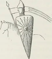 Picture 91 of 325 from Le Costume au Moyen âge d'après les sceaux ... (1880), leaf 161