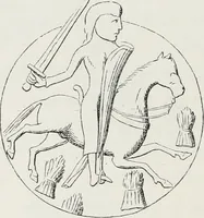 An illustration from Le Costume au Moyen âge d'après les sceaux ... (1880)
