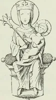 An illustration from Le Costume au Moyen âge d'après les sceaux ... (1880)
