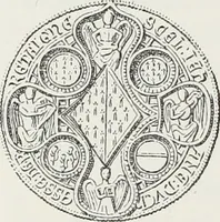 An illustration from Le Costume au Moyen âge d'après les sceaux ... (1880)