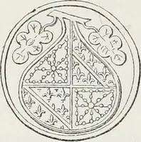 An illustration from Le Costume au Moyen âge d'après les sceaux ... (1880)