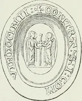 An illustration from Le Costume au Moyen âge d'après les sceaux ... (1880)