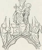 An illustration from Le Costume au Moyen âge d'après les sceaux ... (1880)
