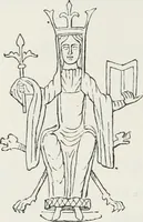 An illustration from Le Costume au Moyen âge d'après les sceaux ... (1880)